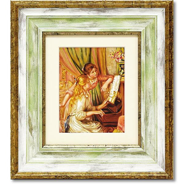 楽天市場】ルノアール 絵画 ピアノを弾く若い女 P10号 送料無料 【複製