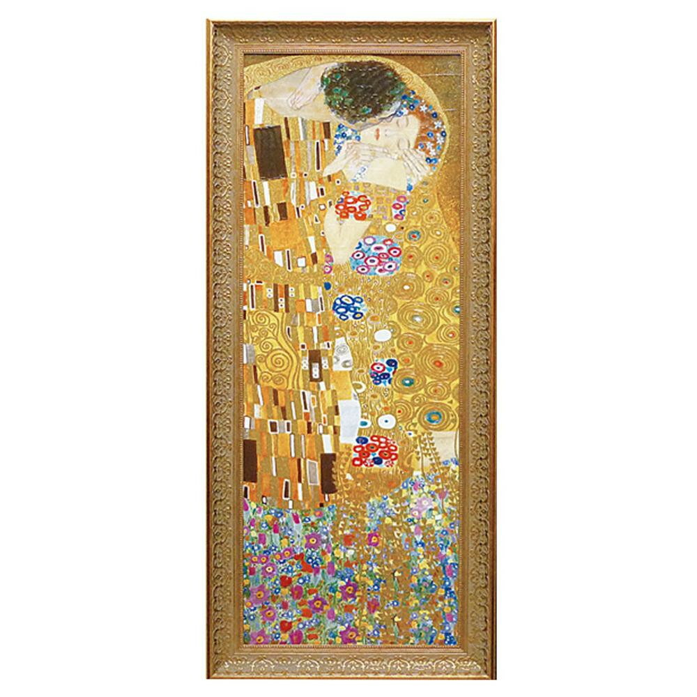 楽天市場】絵画 インテリア グスタフ クリムト 接吻 絵画 「 ザ キッス