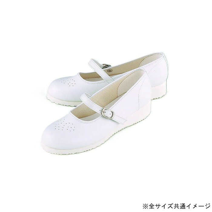 介護シューズ 25.0cm 合成レザー 抗菌素材 消音 クッション ホワイト