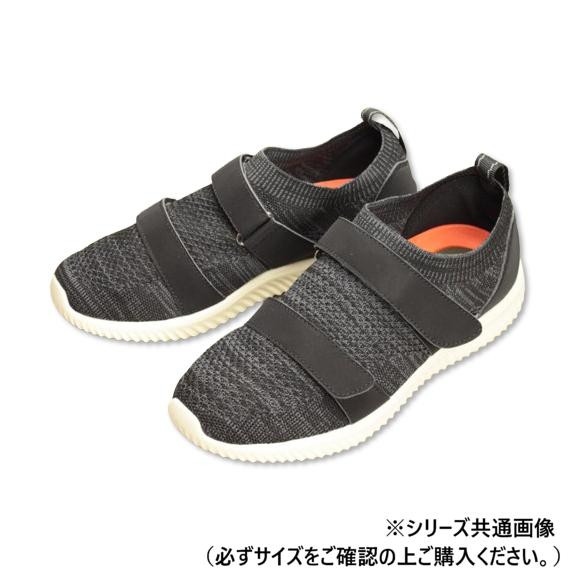 ニットスニーカー ストレッチ WG120 ブラック 3L 疲れにくい 日本製