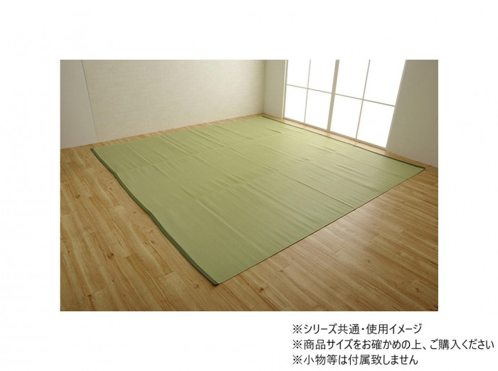 ゴムマット 江戸間10畳 グリーン 352&times;435cm 水洗い可能 傷防止｜PocketCompany　店