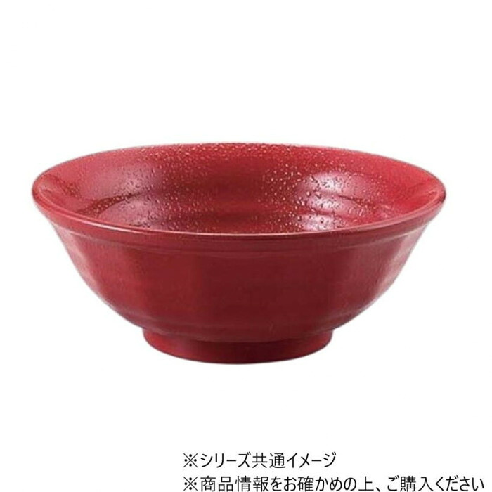 ラーメン鉢 電子レンジ対応 24cm 紅赤 耐熱食器 どんぶり 器 日本製