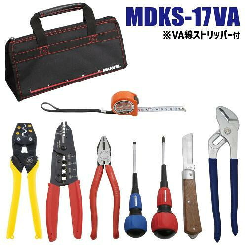明かり工事士 手なみテスト作業 手道具仕掛ける VA線ストリッパ付 納める御徒面子付 一こまでも使える一揃い