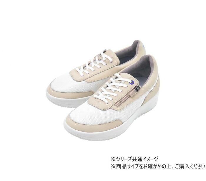コンフォートシューズ ベージュ 26.5cm 3E相当 ウォーキング 日本製