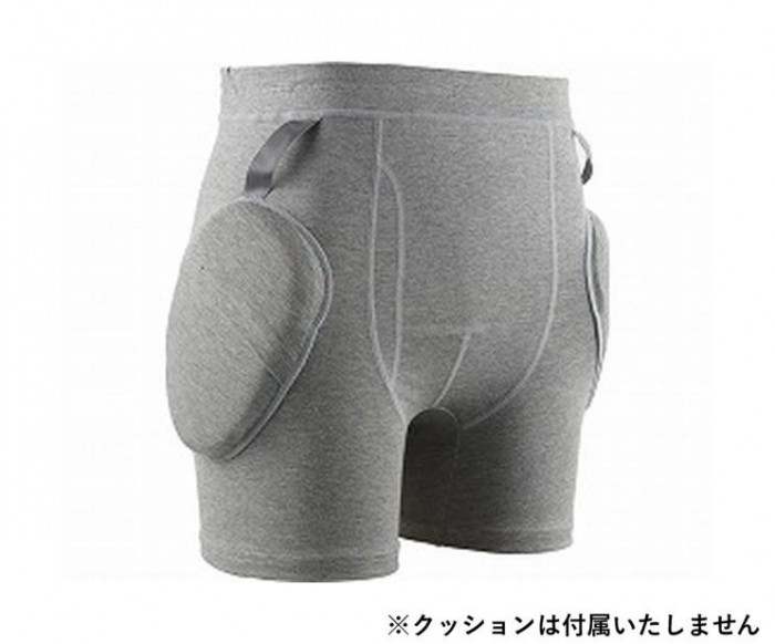 座布団ズボン下II 替えズボン下のみ 成人男性用 L大きさ 薄墨色 介護