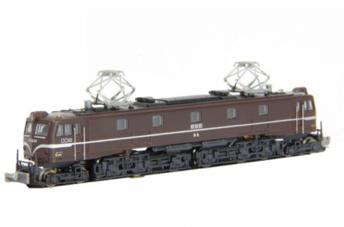 電気機関車 模型 61号機 お召し仕様 鉄道模型 ジオラマ 飾り帯再現