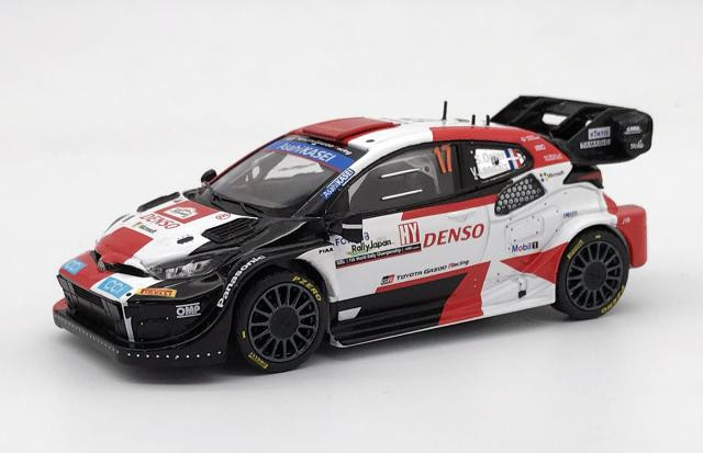 トヨタGRヤリス 模型 1/43 2023年ラリージャパン 17号車 ダイキャスト