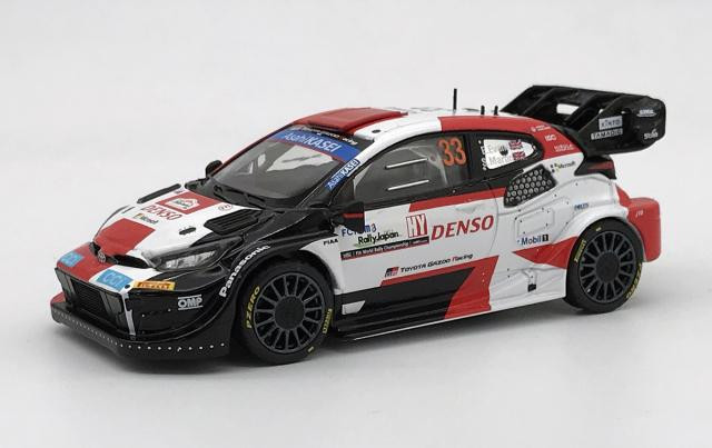 トヨタ GR ヤリス ミニカー 1/43 ラリージャパン 2023 優勝車