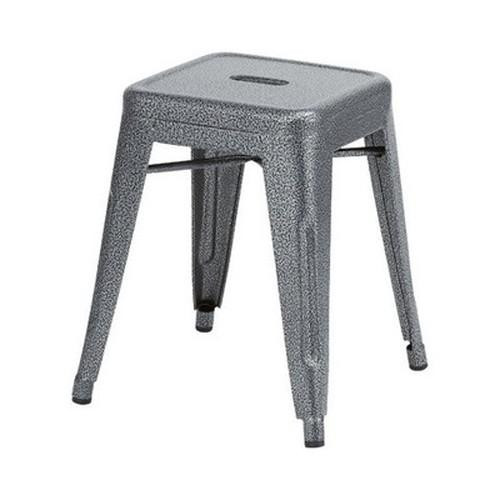 スツール スタッキング 椅子 完成品 スチール ブラック チェア 腰掛け 39cm