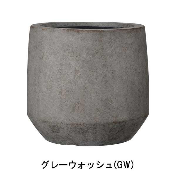 鉢 天鵝絨 ラウンド グレーウォッシュ 衣料繊維セメント質