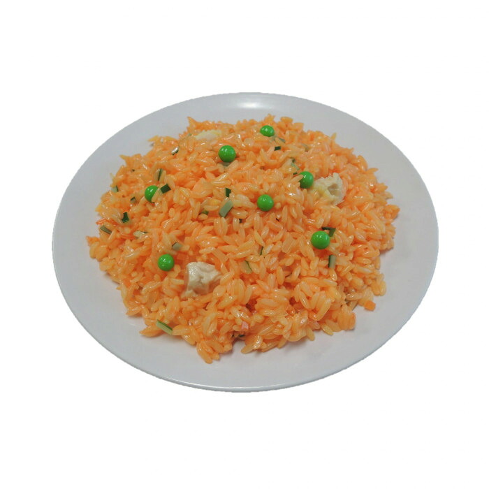 食品サンプル チキンライス 22cm 軟質塩化ビニール 日本製 料理模型 展示用