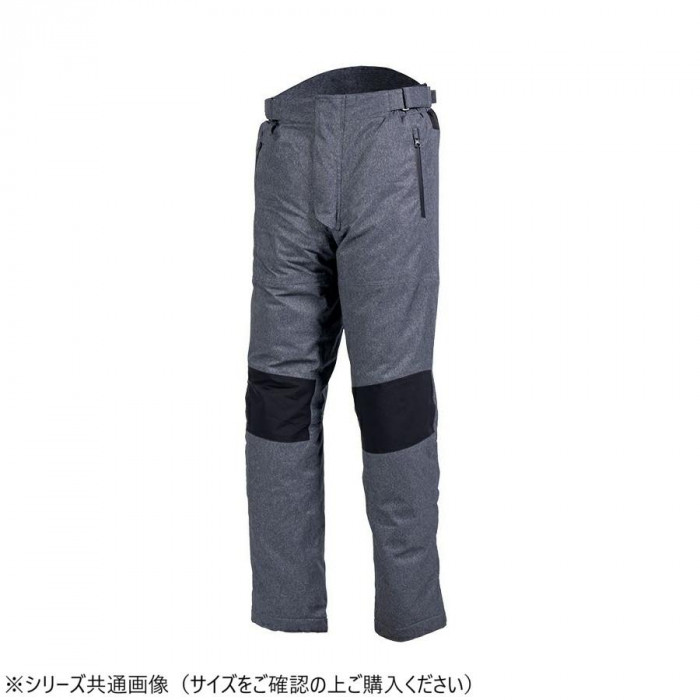 エアーフレイクライドパンツ ブラック L 保温 高性能中綿 プロテクター付