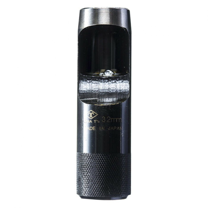 皮ポンチ 32mm ポリ袋入り 内側研磨 穴あけ工具 レザー ビニール ゴム用