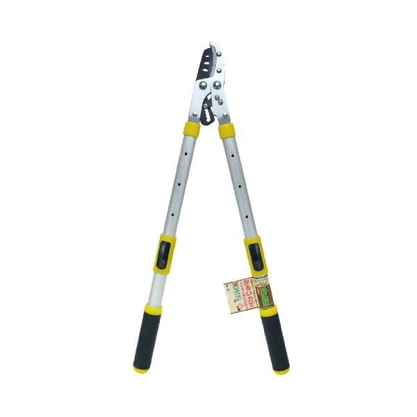 刈込鋏 伸縮式 ラチェット 剪定 枝切り 515-700mm 園芸 道具 軽量