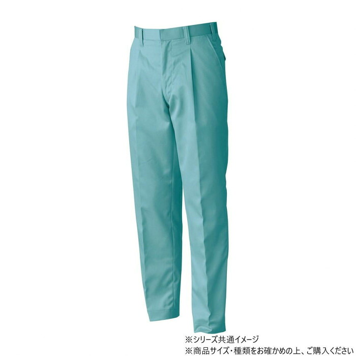 作業ズボン ワンタックスラックス 綿100% 型くずれしにくい ケンブリ 100