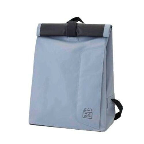 防水バックパック 24L グレー 無縫製 汚れに強い レジャー 防災用