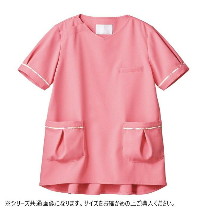 メディカルスクラブ レディース 半袖 M大きさ ローラアシュレイ 白衣 制菌