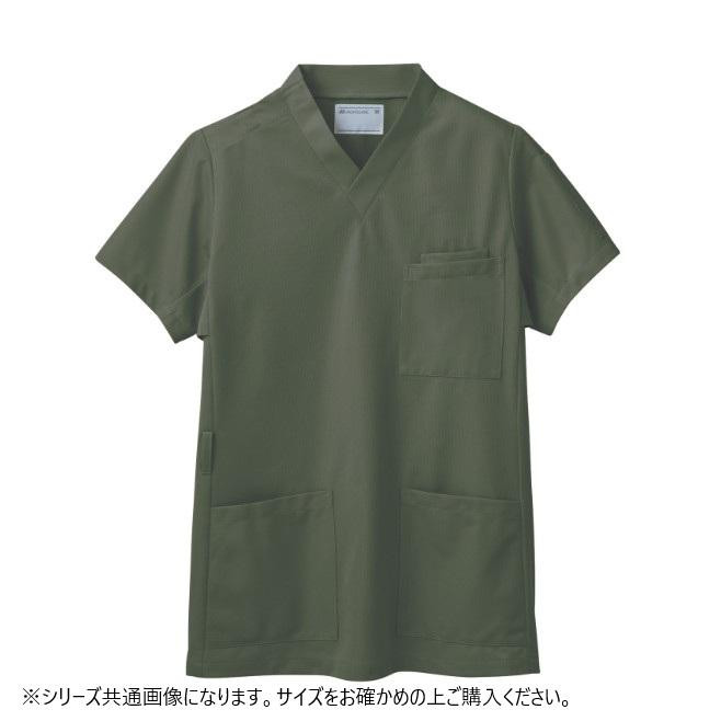 スクラブ 兼用 半袖 3Lサイズ 制菌 防汚 透け防止 医療用 ワークウェア