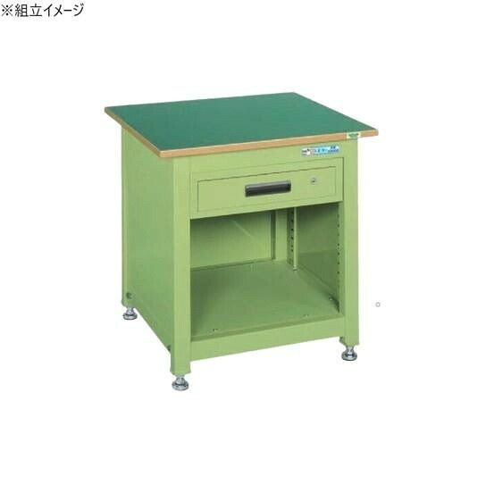 一人用やり方台 KT手合い 700×700粍 牢固たる やり方事務机 押し入れ付