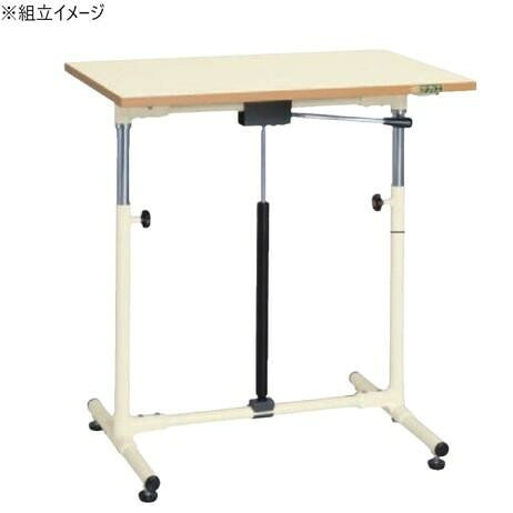 進め方台 軽さ 独居室細工物 屁っ放り撥条式 750×500×645-895粍 昇降 15kg