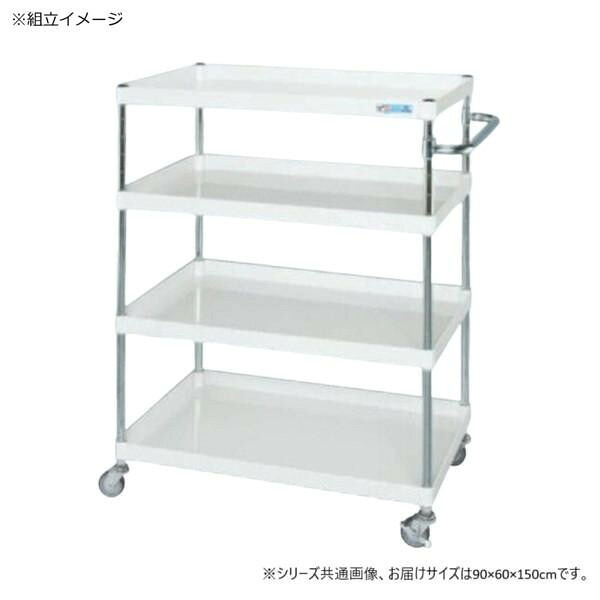 CSパール手押し車 軽さ手合い 4段 パール白いこと 900×600×1500粍