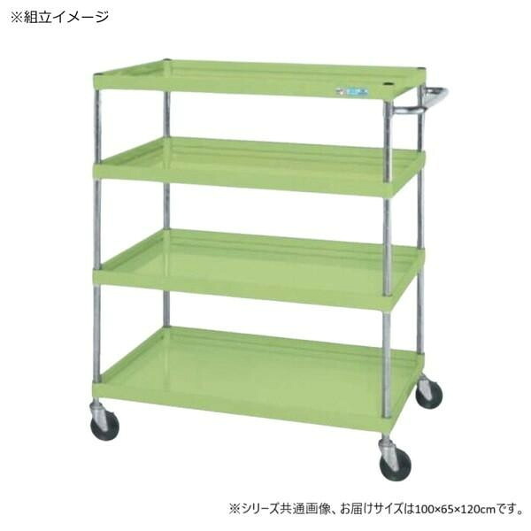 パール手押し車 中量手合い 緑であること 4段 天然ゴム車 1000×650粍