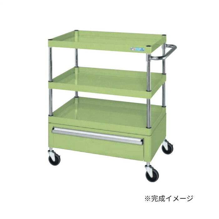 手押し車 中量手合い 抽き出し付 緑であること 精神的な統合式 物の具手押し車 民族大移動式 牢固たる