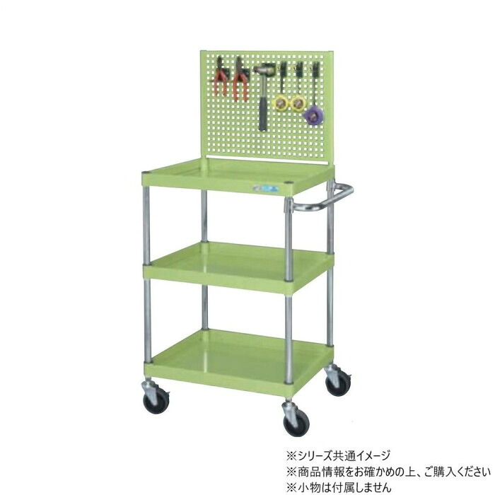 パール手押し車 中量 パンチングパネル付 緑であること 耐荷重140kg 日本製