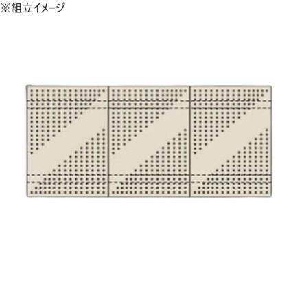パンチングパネル ウォール手合い 1755×897粍 象牙色 取り合わせ納める
