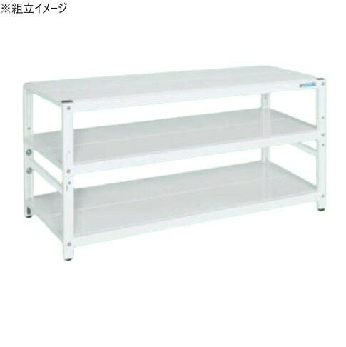 スチール写真仕合わせ 高さ合わせる手合い 1500×650×700粍 3段 パール白いこと 耐荷重100kg