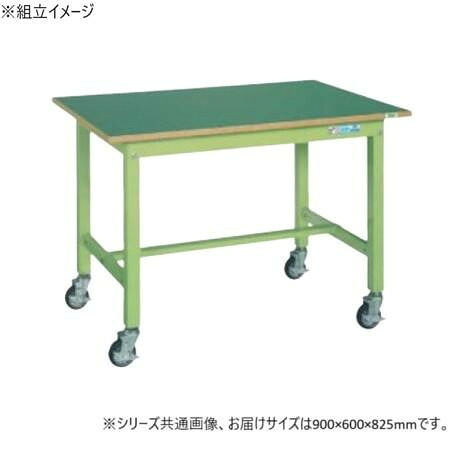 中量やり方台 キャスター付 細工物速見表 900×600粍 日本製 牢固たる サカエリューム天板