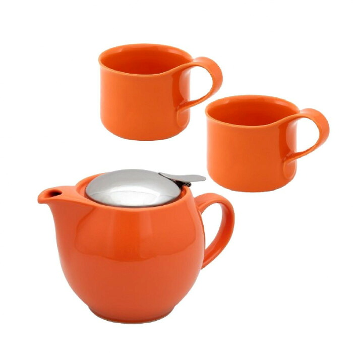 ティーポット カフェマグ ギフトセット 3人用 陶器 美濃焼 日本製 の商品写真