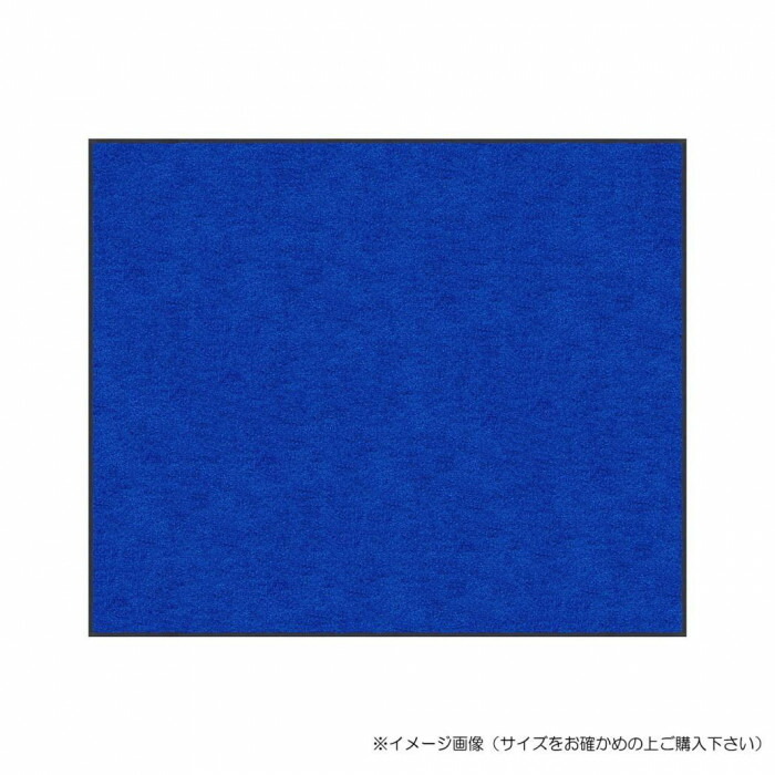 玄関マット 屋内 屋外 スタンダードマット ロイヤルブルー 45×75cm 滑り止め