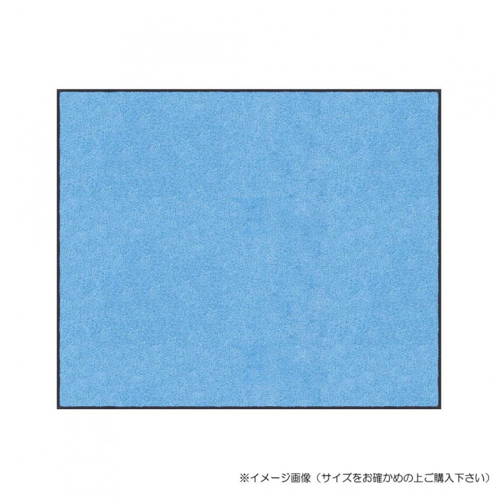 部屋の入り口引っ敷き 90×150珊 天の原青碧 除塵 吸水 標準尺度引っ敷きS 日本製