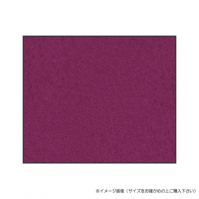 部屋の入り口引っ敷き パープル 90×150珊 除塵 吸水 上滑り打ちきり 日本製 室外 屋内用