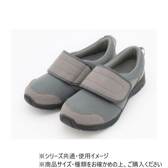 晴雨兼用靴 すたこらさんソフト グレー 22.0-22.5cm 脱ぎ履き 簡単 4E