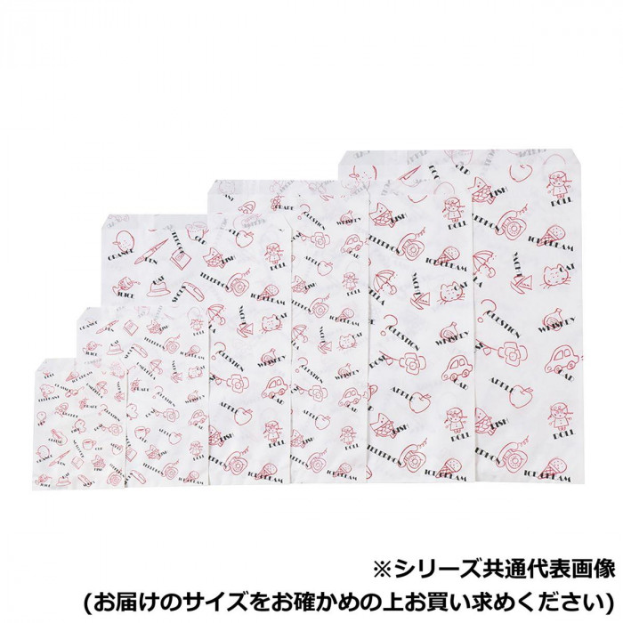 平袋 500枚 180×260cm バラエティ 紙袋 業務用 小売店 ギフト ラッピング