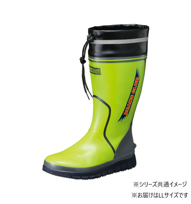 ショートブーツ ライム LL 27.0-27.5cm カジュアル 長靴 グリップソール