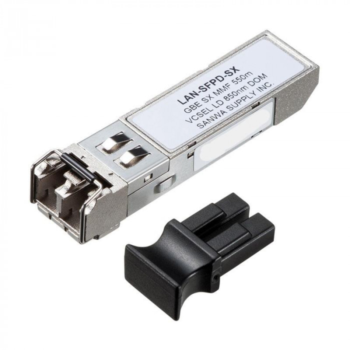 SFP変換器 1000BASE-SX 取りひろげるモデュール 550m取りひろげる 光伝わらす