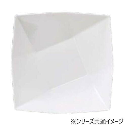 メラミン盛鉢 37糎 白いこと 折り紙型 割れにくい 思わしい 御役目用 食器 盛皿