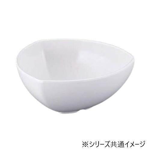 メラミン 33糎 三角形胴張深鉢 白いこと 330粍 大鉢 食器 割れにくい
