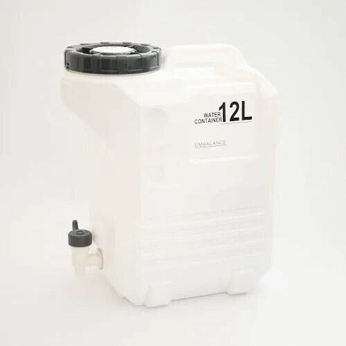 ウォーターコンテナ 12L コック付き ポリタンク 飲料水ストック 日本製
