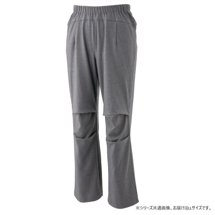 編み物ズボン下 成人男性用 薄墨色 LL大きさ 股下68珊 やわらか原料品