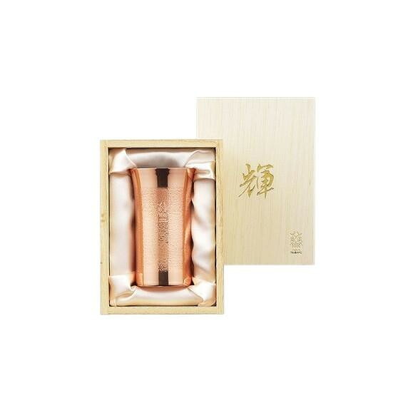 純銅タンブラー 150ml 内面錫メッキ 槌目模様 ひんやり冷感 酒器 日本製 ひとくちサイズ