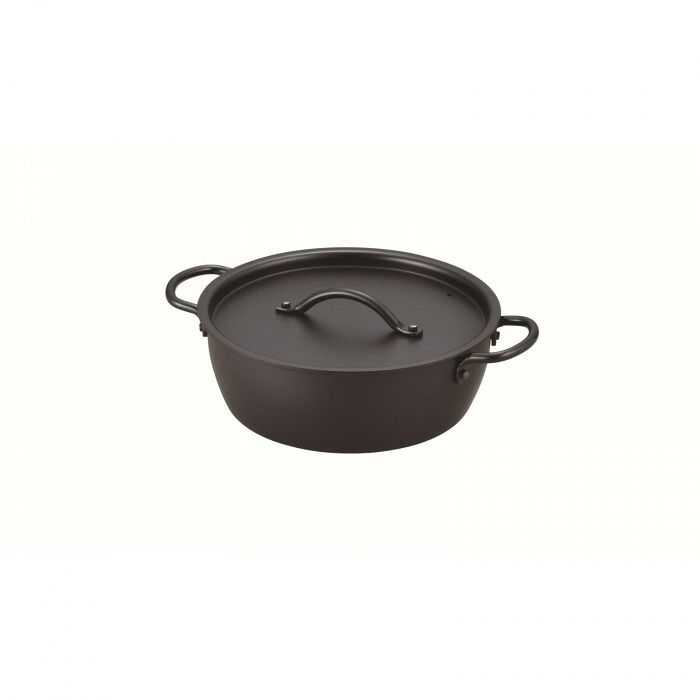 鉄鍋 一人用小鍋 16cm シリコン塗装 鉄製 蓋付き ラーメン 雑炊 調理器具