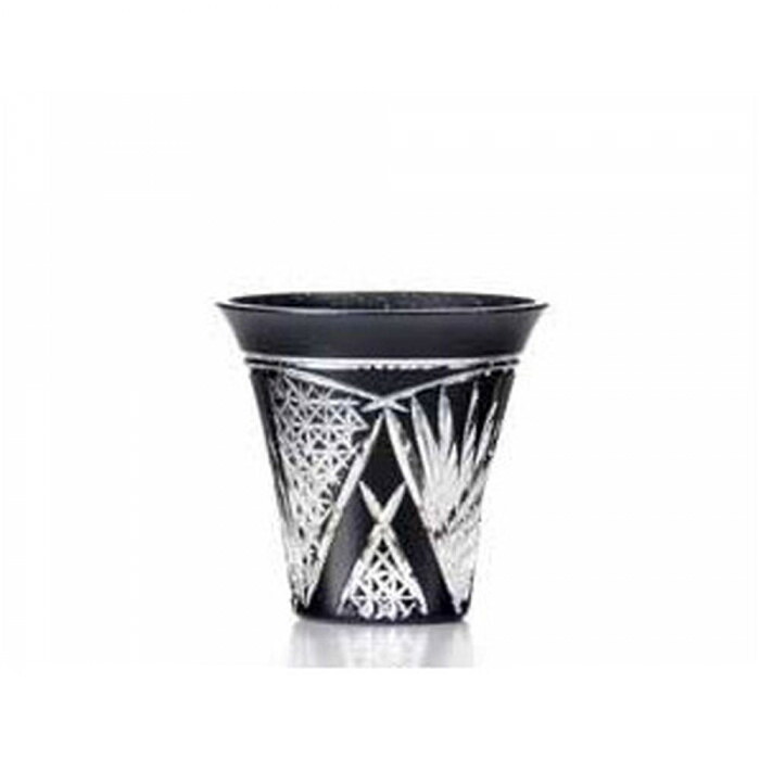 切子 杯 85ml 開扇柄 ハンドメイド クリスタル ガラス お猪口
