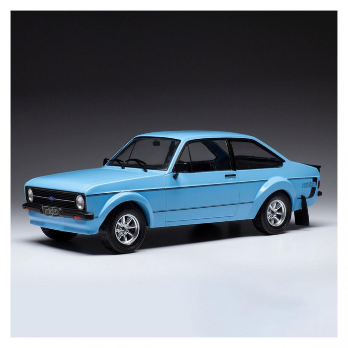 フォード エスコート ミニカー 1/18 ブルー 1977 ダイキャスト
