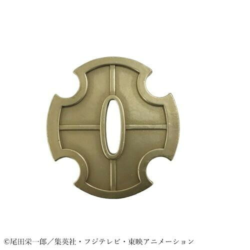 刀の鍔 三代鬼徹 ゾロの愛刀 真鍮製 桐箱入り インテリア 置物 日本製