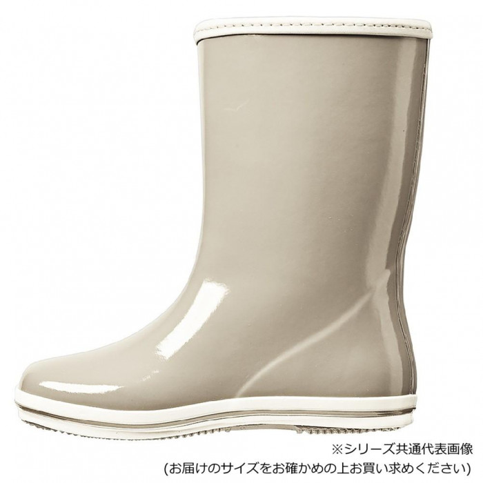 レインシューズ ベージュ 22.5cm レディース 軽量 吸汗 抗菌仕様 疲れにくい