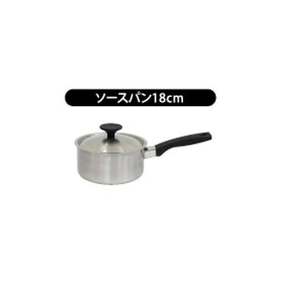 ソースパン 18cm セラミック加工 全面3層鋼 日本製 オール熱源対応